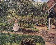 Camille Pissarro corner of the garden painting